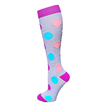 Big Bright Dots Premium Compression Socks- XL - Awesome Socks 4u!