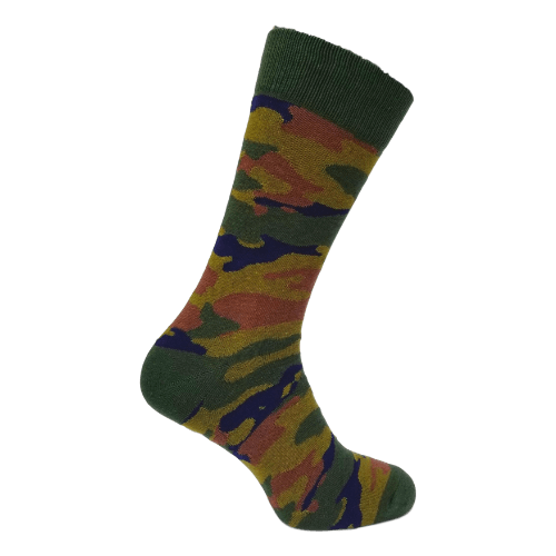 Camo Men's Crew Socks - Awesome Socks 4u!