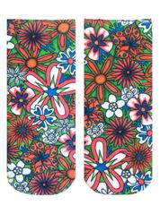 Floral Color-In Ankle Socks - Awesome Socks 4u!