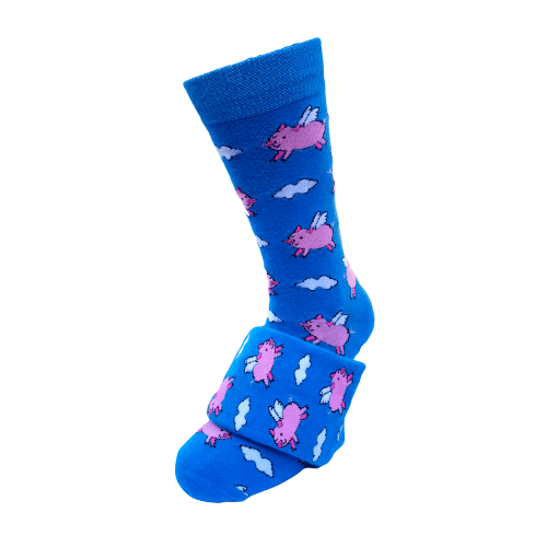 Flying Pigs - Awesome Socks 4u!