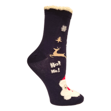 Fuzzy Santa Crew Socks - Awesome Socks 4u!
