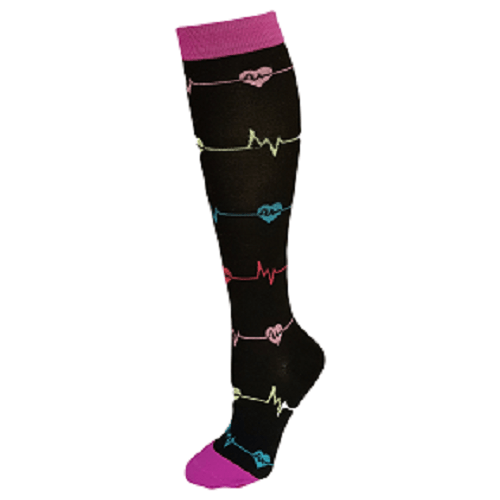 Heart Code Compression Socks - Awesome Socks 4u!
