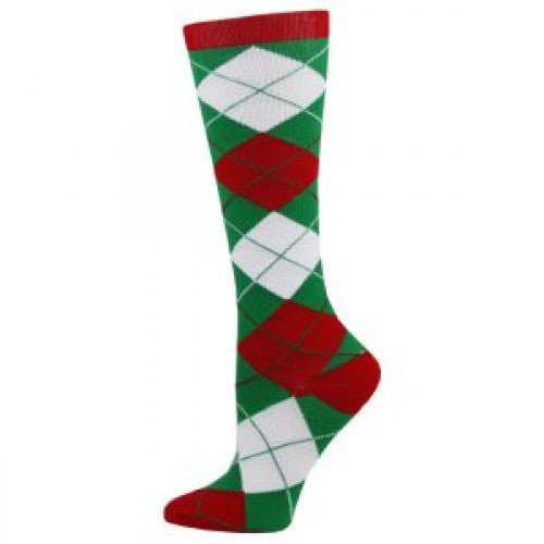 Holiday Argyle Compression Socks - Awesome Socks 4u!
