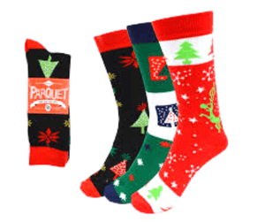 Holidays Crew Socks 3pk - Awesome Socks 4u!