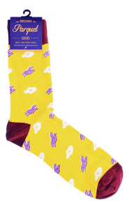 Men's Bacon and Eggs Novelty Socks - Awesome Socks 4u!
