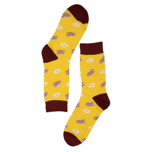 Men's Bacon and Eggs Novelty Socks - Awesome Socks 4u!