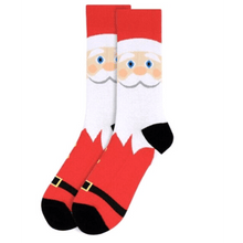 Men's Santa Face Crew Socks - Awesome Socks 4u!