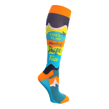 Resting Shift Face Premium Compression Socks- Reg - Awesome Socks 4u!
