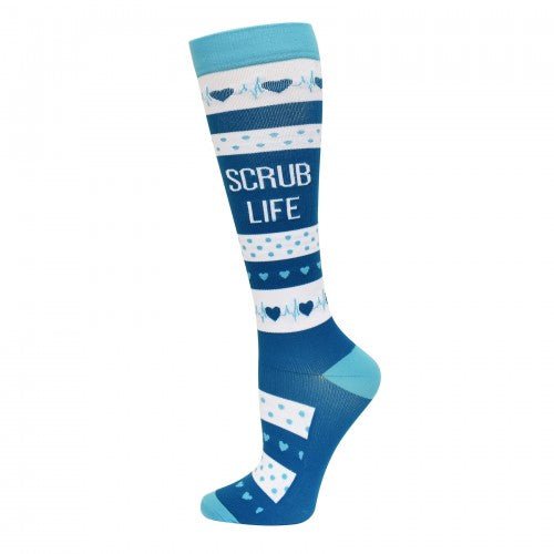 Scrub Life Compression Socks XL - Awesome Socks 4u!