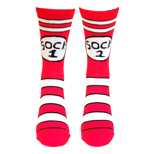 Sock 1 Sock 2 Mens Crew Socks - Awesome Socks 4u!