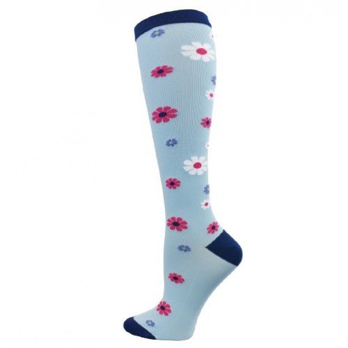 Ultra Comfort Floral Compression Socks - Awesome Socks 4u!